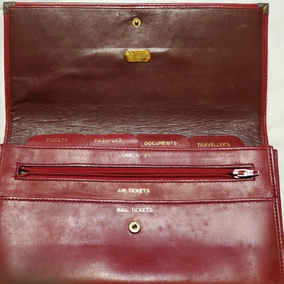 1950s Gucci Travel Passport/Ticket, & Currency Holder. Dustbag Included. - Picture 4 of 15